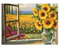 Комплект рисуване по номера с акрилни бои Royal Adult Large, Слънчогледови поля, 39 х 30 см - Fistocommerce PAL50 thumb 2