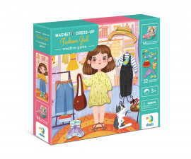 Fistocommerce 200243 - Детска магнитна игра 32 части Dodo - Fashion Girl