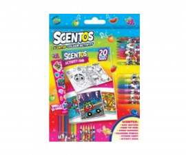 Fistocommerce S20443 - Ученически принадлежности ароматен комплект Scentos Activity Fun Box