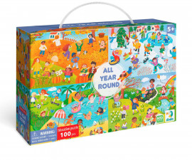 Fistocommerce 300607 - Dodo puzzle 100ps Seasons