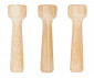 Fistocommerce J379/3WS - Jovi kit 3 pcs. wooden stamps for plastilina thumb 3