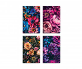 Fistocommerce L33403 - Lastva notebook A6/96 sh hard cov. Bloom