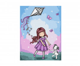 Fistocommerce KHO8585 - Ideyka kit with acrylic paints: Kite