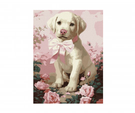 Fistocommerce KHO6755 - Ideyka kit with acrylic paints: Fluffy gift