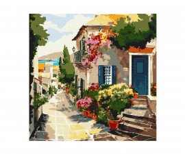 Fistocommerce KHO3647 - Ideyka kit with acrylic paints: A house by the sea