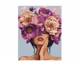 Fistocommerce KHO8416 - Ideyka kit with acrylic paints: Floral melody