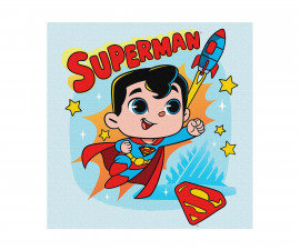 Fistocommerce KHO1341 - Ideyka acrylic paint kit Superman 25x25 cm