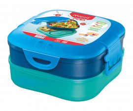 Кутия за обяд MAPED Concept Kids 3в1, червена/синя, 1.4 литра 9870703