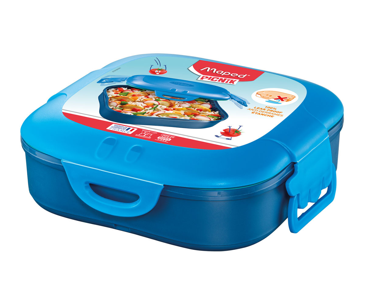Единична кутия за обяд MAPED Concept Kids, синя, 750 мл 9870803