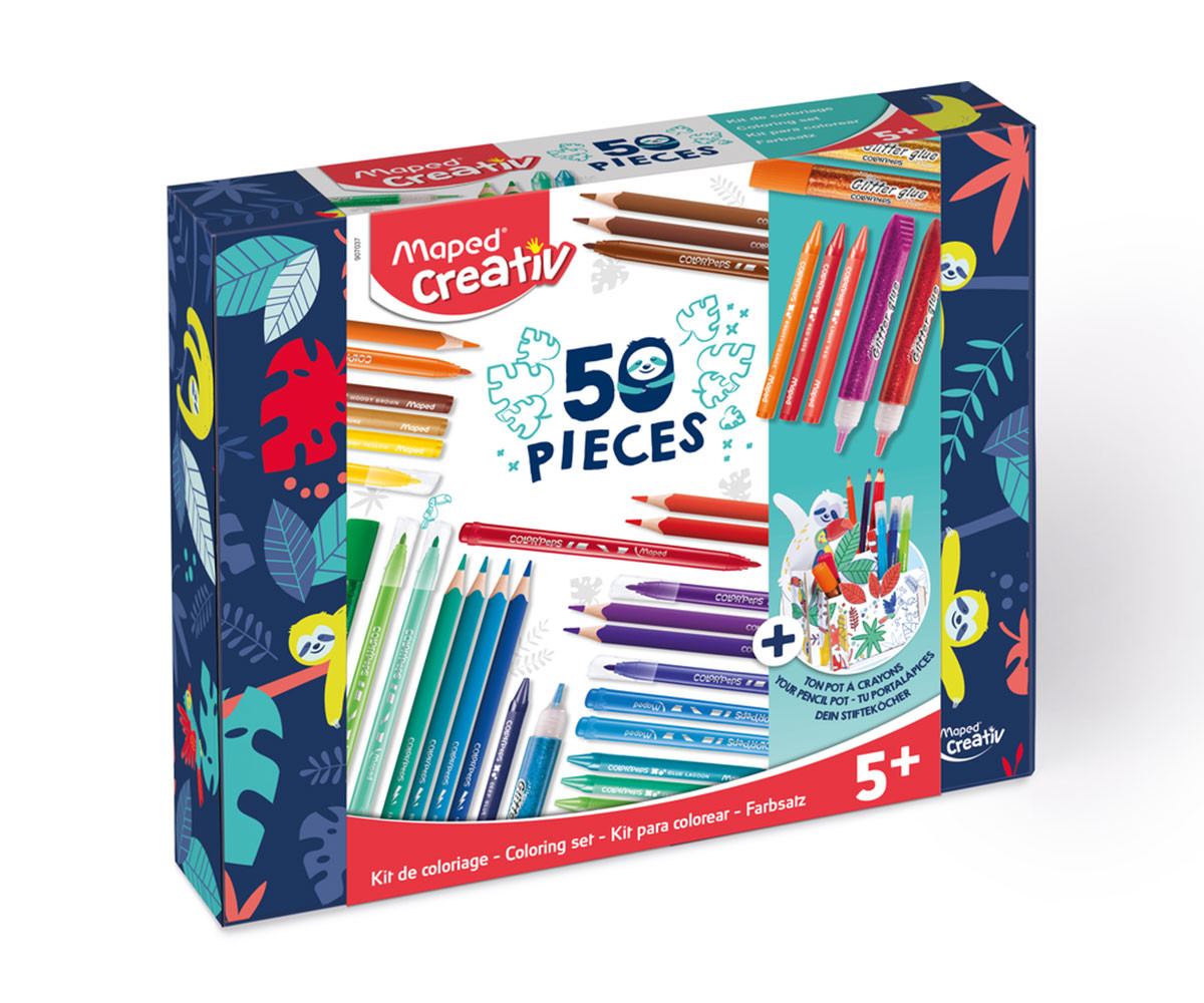 Комплект за рисуване за деца MAPED Color Peps, 50 части 907037