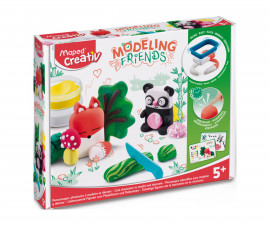 Комплект за моделиране за деца MAPED Creative Modeling Friends, лисиче и панда 907204