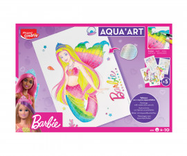 Комплект рисувай с акварел Aqua Art, Barbie 907063