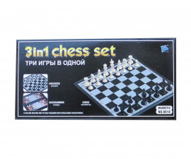 Игра магнитен шах 3в1, лукс 9126115