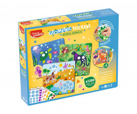 Maped 906915 - Geometric stickers world animals