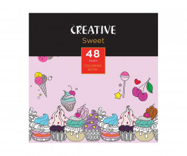 Детска занимателна книжка за оцветяване, 15 x 15см, 48 страници 75089