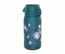 Детска бутилка за вода от рециклирана пластмаса Ion8 Print, 350 мл, космос I8RF350PTSPACE