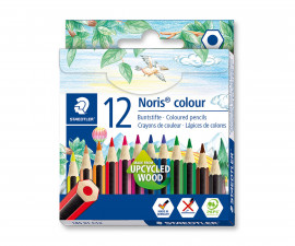 Ученически принадлежности цветни моливи Staedtler NC 185, 12 цвята, къси 185 01 C12