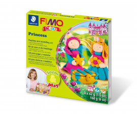 Комплект пластилин за деца Staedtler Fimo Kids, 4x42 гр, Princess 23850-A