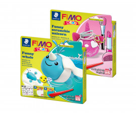 Комплект пластилин за деца Staedtler Fimo Kids, 2x42 грама, асортимент 28010-А