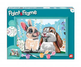 AS Company 1038-41011 - Оцветяване в рамка: Сладки зайчета