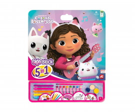AS Company 1023-62757 - Комплект за рисуване Гига блок 5-в-1, Gabby's Dollhouse