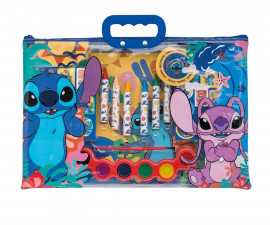 AS Company 1023-68005 - Комплект за рисуване в прозрачна чанта, Стич