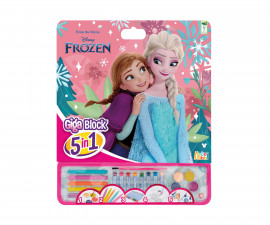AS Company 1023-62759 - Комплект за рисуване Гига блок 5-в-1, Замръзналото кралство