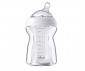 Бебешко стъклено шише за мляко и вода Chicco Natural Feeling, 0м+, 250 мл N0239 thumb 2