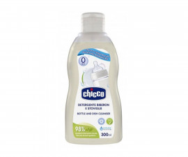 Препарат за почистване на бебешки шишета и съдове Chicco, 300 мл 957