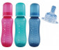 Бебешко пластмасово шише със силиконов биберон Baby Nova, PP, цветно, 240мл 42105 thumb 2