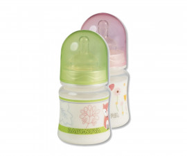 Бебешко пластмасово шише със силиконов биберон Baby Nova, PP, 150мл 45001