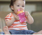 Детска неразливаща се пластмасова чаша със силиконов мек накрайник и с дръжки Tommee Tippee, 230мл, синя, 6м+ TT.0135.001 thumb 4