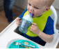 Детска неразливаща се пластмасова чаша със сламка и с дръжки Tommee Tippee, 230мл, ракета/синя, 6м+ TT.0136.001 thumb 5