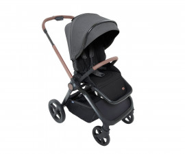 Комбинирана бебешка количка с обръщаща се седалка за деца до 22кг Chicco Mysa 2в1, Black Satin Duo система J0117