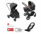 Комбинирана бебешка количка с обръщаща се седалка за деца до 22кг Chicco Mysa 2в1, Charming grey J0118 thumb 2