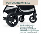 Сгъваема и преносима лятна бебешка количка с включен дъждобран за новородени с тегло до 15кг Chicco Trolley Me, Stone J0311 thumb 8