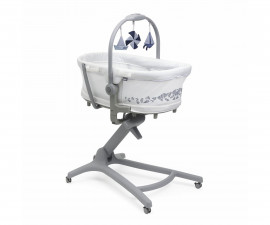 Бебешка кошара, люлка и стол за хранене Chicco Gear Baby Hug Pro 5в1, White cream J0732