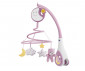 Музикална въртележка с играчки за легло за новородени бебета Chicco 4в1 Next 2 dreams, розова T0316 thumb 2