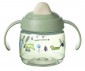 Неразливаща се бебешка чаша с мек накрайник и с дръжки Tommee Tippee Superstar, 190мл, Bacshield, зелена, 4м+ TT.0220 thumb 3