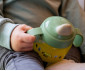 Неразливаща се бебешка чаша с мек накрайник и с дръжки Tommee Tippee Superstar, 190мл, Bacshield, зелена, 4м+ TT.0220 thumb 6