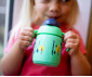 Неразливаща се бебешка чаша със сламка и с дръжки Tommee Tippee Superstar, 300мл, Bacshield, зелена, 6м+ TT.0222 thumb 5