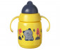 Неразливаща се бебешка чаша със сламка и с дръжки Tommee Tippee Superstar, 300мл, Bacshield, жълта, 6м+ TT.0223 thumb 2