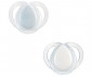 Ортодонтска залъгалка светеща в тъмното Tommee Tippee Night, 2 броя, със стерилизираща кутийка, бяла/синя, 0-6м TT.0269 thumb 2
