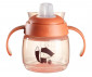 Неразливаща се бебешка чаша с мек накрайник и с дръжки Tommee Tippee Soft Spout, 150мл, Bacshield, розова/Лисиче, 4м+ TT.0286 thumb 4