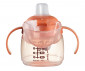Неразливаща се бебешка чаша с мек накрайник и с дръжки Tommee Tippee Soft Spout, 150мл, Bacshield, розова/Лисиче, 4м+ TT.0286 thumb 6