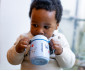 Неразливаща се бебешка чаша с мек накрайник и с дръжки Tommee Tippee Superstar, 300мл, Bacshield, синя, 6м+ TT.0289 thumb 10
