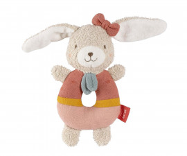 babyFEHN - FehnNATUR - 048131 Soft ring rattle hare