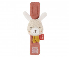 babyFEHN - FehnNATUR - 048377 Wrist rattle hare
