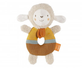 babyFEHN - FehnNATUR - 048117 Soft ring rattle sheep