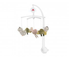 babyFEHN Lazy, Crazy & Pink 042160 - Musical mobile Lazy, Crazy & Pink
